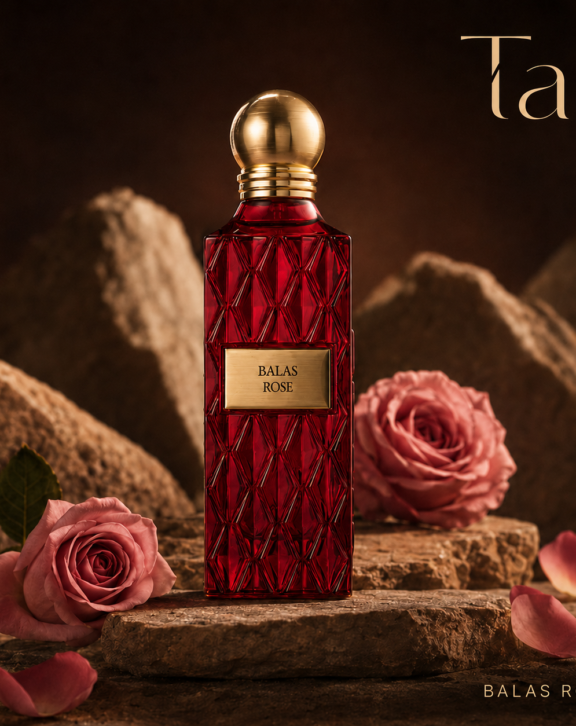 Balas Rose Eau de Parfum Ibrahim Al Qurashi Unisex | بالاس روز أو دو بارفان من إبراهيم القرشي للجنسين
