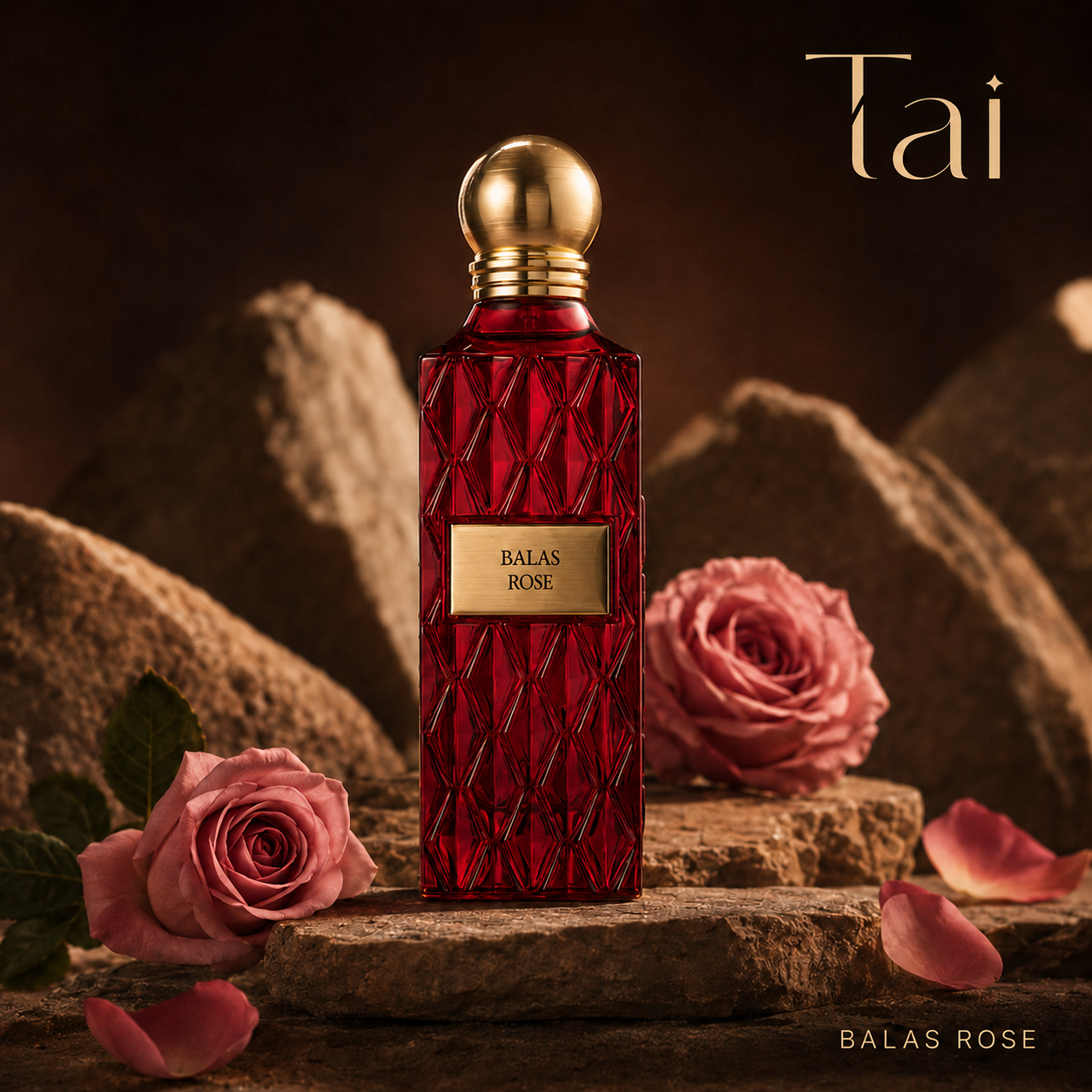 Balas Rose Eau de Parfum Ibrahim Al Qurashi Unisex | بالاس روز أو دو بارفان من إبراهيم القرشي للجنسين
