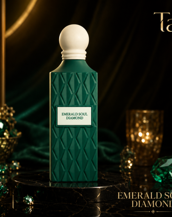 Emerald Soul Diamond Eau de Parfum Ibrahim Al Qurashi 150ml unisex perfume bottle