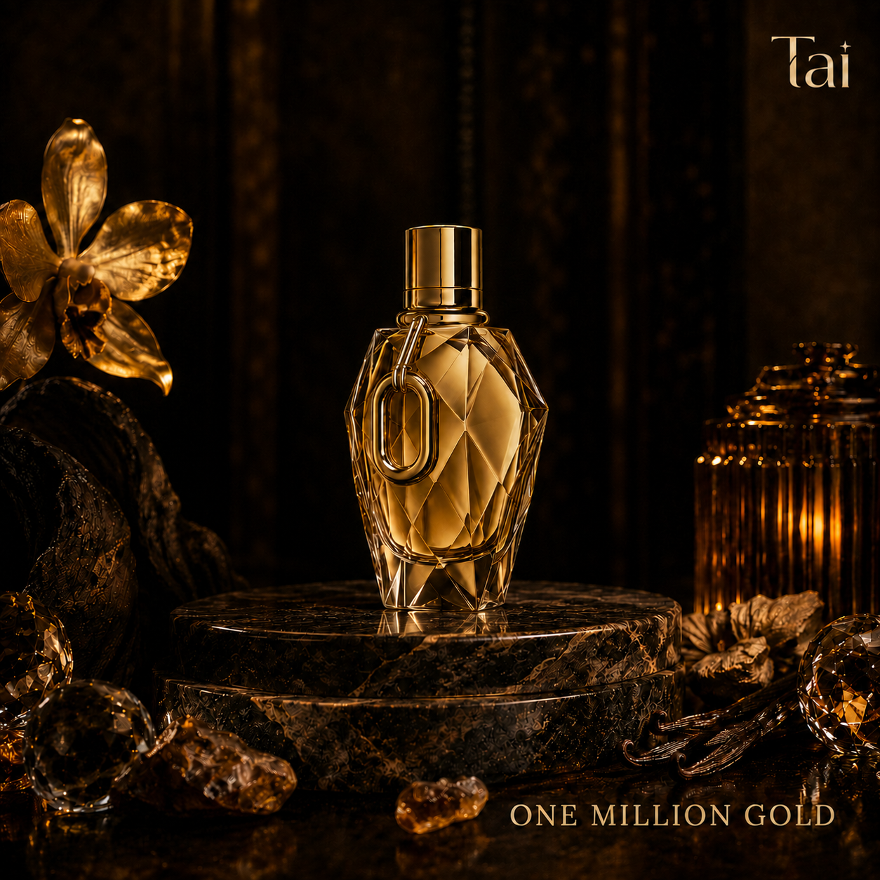 Million Gold For Her Eau de Parfum Rabanne 90ml perfume bottle for women